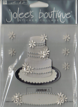 JB Pure White Wedding Cake